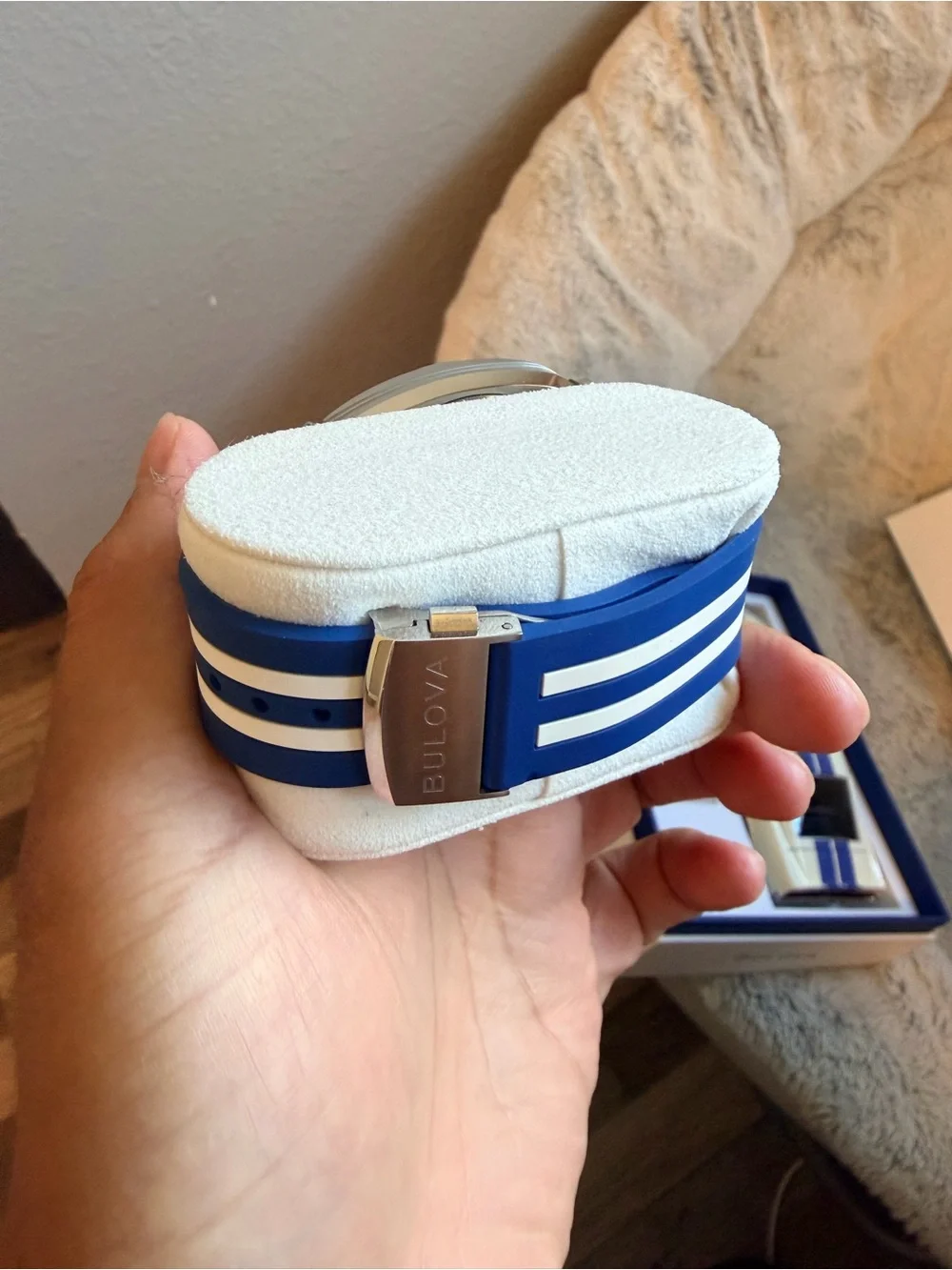 Bulova White and Blue Shelby Limited Edition